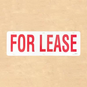 For Lease Sign Rider