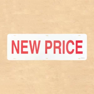 New Price Sign Rider