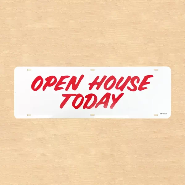 Open House Today Sign Rider