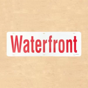 Waterfront Sign Rider